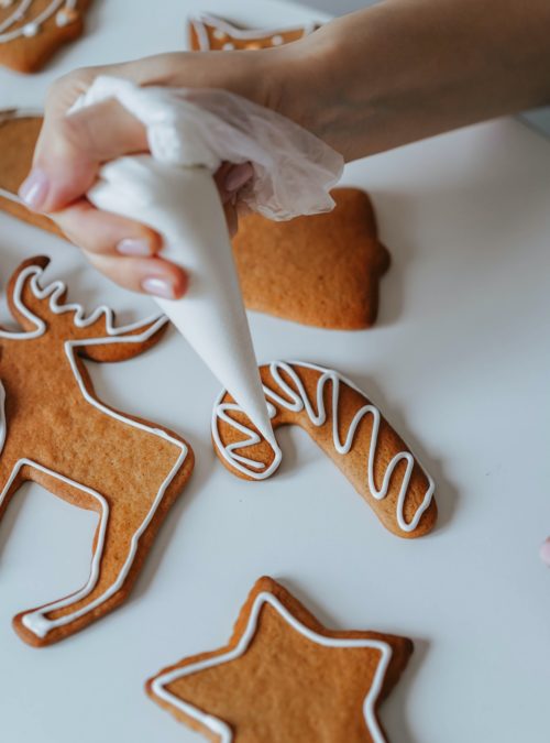 journée de Noël - confection de biscuits